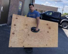 Prenosný elektrický vákuový zdvihák / zdvíhač skla / prepravné a montážne zariadenie skla GRABO - Poľsko